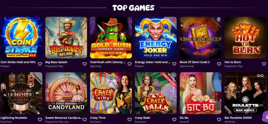 Spinania casino